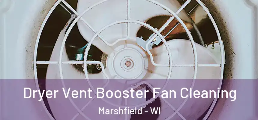 Dryer Vent Booster Fan Cleaning Marshfield - WI